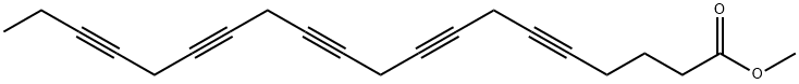 5,8,11,14,17-Eicosapentaynoic acid, methyl ester Structure