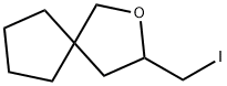 2-Oxaspiro[4.4]nonane, 3-(iodomethyl)- Struktur