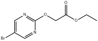 Ethyl 2-[(5-bromopyrimidin-2-yl)oxy]acetate 结构式