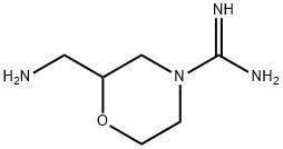 4-Morpholinecarboximidamide, 2-(aminomethyl) Structure