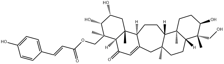 16-Oxolyclanitin-29-yl p-coumarate 结构式