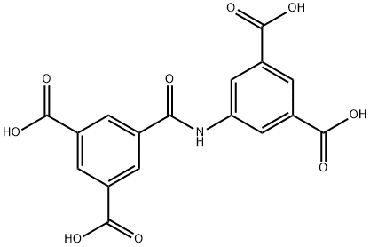 5-(3,5-dicarboxybenzoylamino)isophthalic acid Struktur