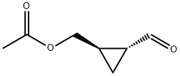 Cyclopropanecarboxaldehyde, 2-[(acetyloxy)methyl]-, (1R,2R)-,1410809-78-7,结构式