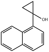 Cyclopropanol, 1-(1-naphthalenyl)- Struktur