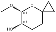 相对-(5R,6S)-5-甲氧基-4-氧杂螺[2.5]辛-6-醇, 1412808-15-1, 结构式
