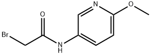 2-Bromo-N-(6-methoxy-3-pyridinyl)-acetamide 结构式