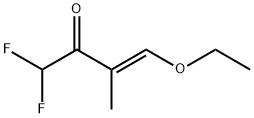 3-Buten-2-one, 4-ethoxy-1,1-difluoro-3-methyl-, (3E)- Structure