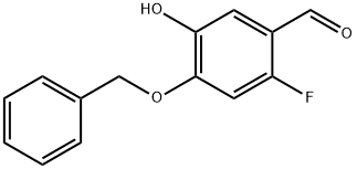 Benzaldehyde, 2-fluoro-5-hydroxy-4-(phenylmethoxy)-|