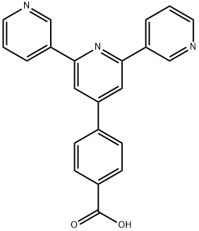 4′-(4-carboxyphenyl)-3,2′:6′,3″-terpyridine 结构式