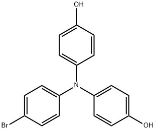 4,4'-((4-bromophenyl)azanediyl)diphenol Structure