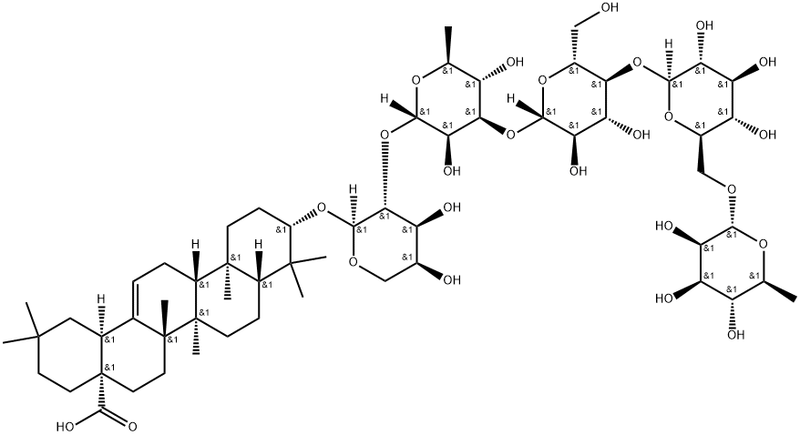 白头翁皂苷E4, 1415553-83-1, 结构式