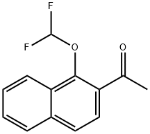 1-[1-(二氟甲氧基)萘-2-基]乙-1-酮,141602-20-2,结构式