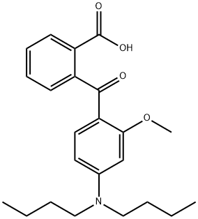 Benzoic acid, 2-[4-(dibutylamino)-2-methoxybenzoyl]-,141642-16-2,结构式
