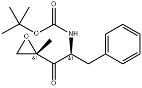 4,5-Anhydro-1,2-dideoxy-2-[[(1,1-dimethylethoxy)carbonyl]amino]-4-C-methyl-1-phenyl-L-threo-3-pentulose Struktur