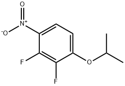 Benzene, 2,3-difluoro-1-(1-methylethoxy)-4-nitro- Structure