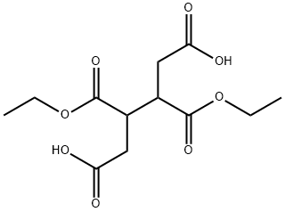 1,2,3,4-Butanetetracarboxylic acid, 2,3-diethyl ester Struktur