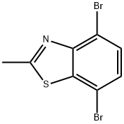 Benzothiazole, 4,7-dibromo-2-methyl- 化学構造式