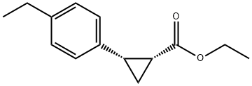 ethyl 2-(4-ethylphenyl)cyclopropane-1-carboxylate Structure