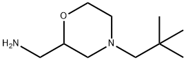 2-Morpholinemethanamine,4-(2,2-dimethylpropyl)- Struktur