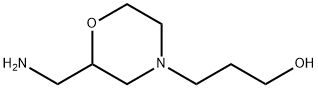 4-Morpholinepropanol, 2-(aminomethyl)- Structure