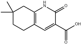 3-Quinolinecarboxylic acid, 1,2,5,6,7,8- hexahydro-7,7-dimethyl-2-oxo- Structure