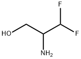 1-Propanol, 2-amino-3,3-difluoro- Structure