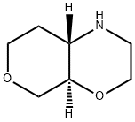 Pyrano[3,4-b][1,4]oxazine, octahydro-,(4aR,8aS)- 化学構造式