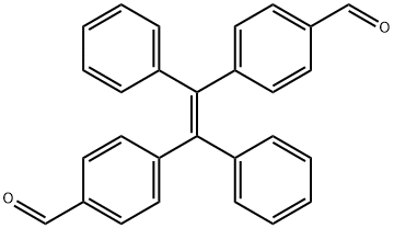 (E)-4,4'-(1,2-Diphenylethene-1,2-diyl)dibenzaldehyde,1421321-70-1,结构式