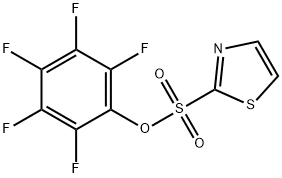 五氟苯基-1,3-噻唑-2-磺酸盐 结构式