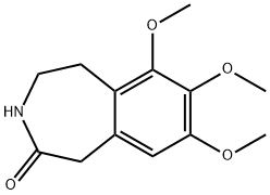 6,7,8-三甲氧基-2,3,4,5-四氢-1H-3-苯并氮杂卓-2-酮, 1421602-05-2, 结构式