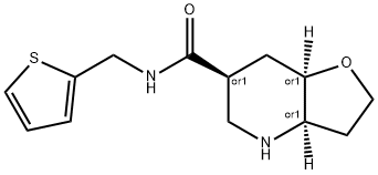 Rel-(3Ar,6S,7Ar)-N-(Thiophen-2-Ylmethyl)Octahydrofuro[3,2-B]Pyridine-6-Carboxamide|1422059-60-6