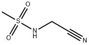 N-(氰甲基)甲磺酰胺 结构式