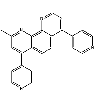 2,9-二甲基-4,7-二(4-吡啶基)-1,10-菲咯啉 结构式