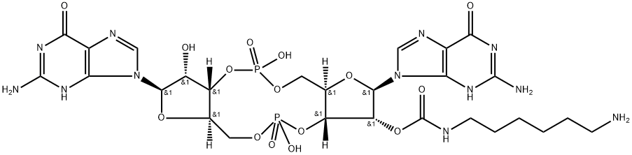 2'-AHC-c-diGMP 化学構造式
