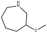 3-(methylsulfanyl)azepane Structure