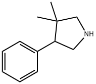 Pyrrolidine, 3,3-dimethyl-4-phenyl-,1423117-62-7,结构式