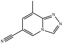 8-methyl-[1,2,4]triazolo[4,3-a]pyridine-6-carbonitrile 结构式