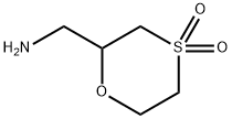 1,4-Oxathiane-2-methanamine, 4,4-dioxide Structure