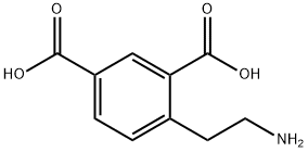 4-(2-Aminoethyl)benzene-1,3-dioic acid 结构式