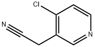 3-Pyridineacetonitrile, 4-chloro- Struktur