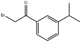 Ethanone, 2-bromo-1-[3-(1-methylethyl)phenyl]- 化学構造式
