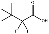 Butanoic acid, 2,2-difluoro-3,3-dimethyl- Structure