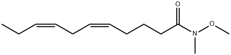 5,8-Undecadienamide, N-methoxy-N-methyl-, (5Z,8Z)-,1430557-33-7,结构式
