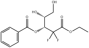 D-erythro-Pentonic acid, 2-deoxy-2,2-difluoro-, ethyl ester, 3-benzoate|吉西他滨杂质13