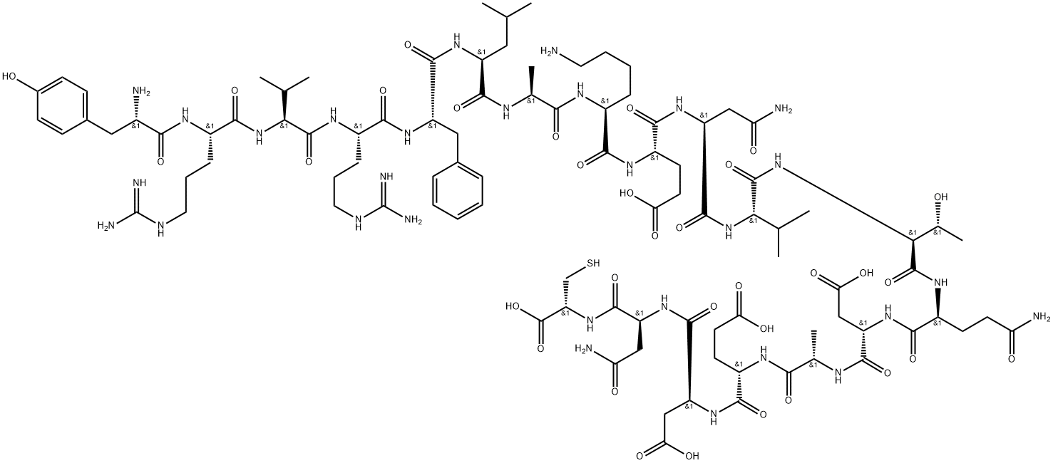 片段多肽CD36 (93-110)-CYS,143257-75-4,结构式