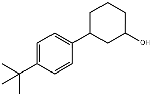 3-(4-tert-butylphenyl)cyclohexan-1-ol Struktur