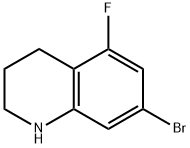 7-溴-5-氟-1,2,3,4-四氢喹啉, 1432792-80-7, 结构式