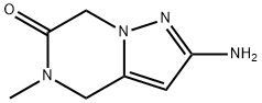 2-amino-5-methyl-4,7-dihydropyrazolo[1,5-a]pyrazin-6-one Structure