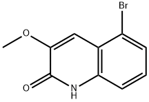 2(1H)-Quinolinone, 5-bromo-3-methoxy- Structure