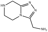 (5,6,7,8-四氢-[1,2,4]三唑并[4,3-A]吡嗪-3-基)甲胺, 1434247-12-7, 结构式